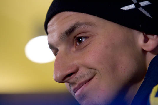 Zlatan Ibrahimovic, visst är där en lite skägg på gång