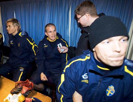 Niclas Alexandersson, Tobias Linderoth och Marcus Allbäck