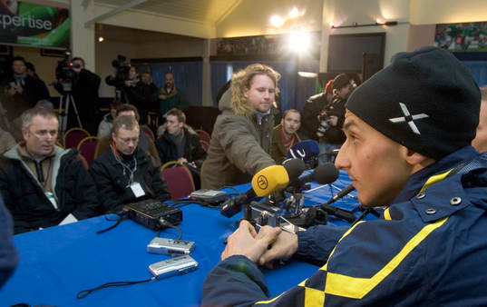Zlatan Ibrahimovic håller hov