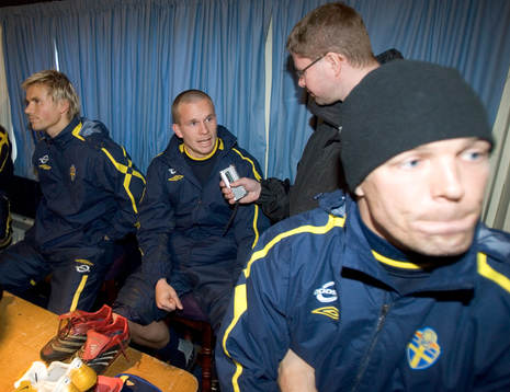 Niclas Alexandersson, Tobias Linderoth och Marcus Allbäck