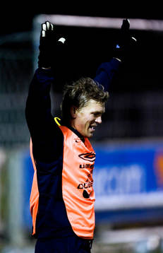 Marcus Allbäck jublar