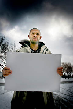 Fotboll, Afonso Alves, Malmö FF, med plakat