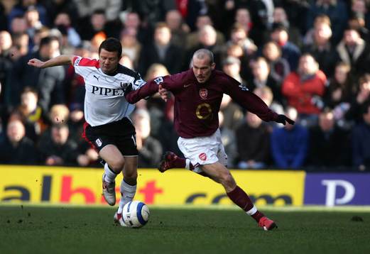 Tomasz Radsinski, Fulham och Fredrik Ljungberg, Arsenal