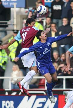 Mikel Arteta, Everton och Hayden Mullins, West Ham