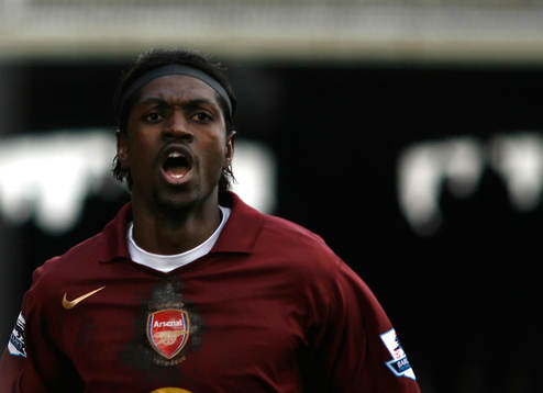 Emmanuel Adebayor, Arsenal (Jubel)