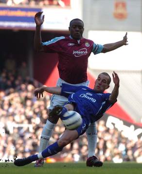 Leon Osman, Everton och Nigel Reo-Coker, West Ham