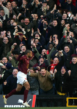 Thierry Henry, Arsenal (Jubel)