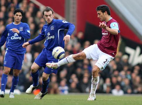James McFadden, Everton och Lionel Scaloni, West Ham