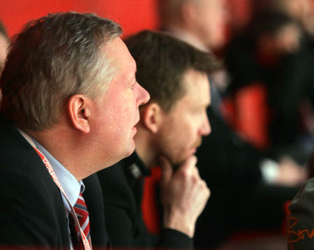 Mats Larsson, ordförande  och Charles Berglund,