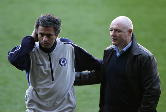 Jose Mourinho, manager och Peter Kenyon, VD