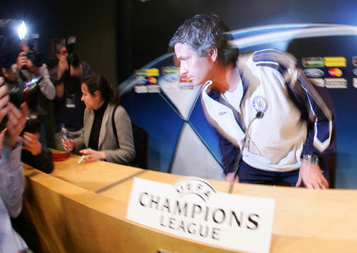Jose Mourinho, Manager Chelsea och Simon Greenberg,