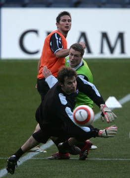 Frank Lampard, Robert Huth och Petr Cech (Målvakt)