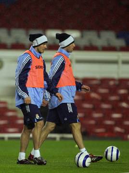 David Beckham och Zinedine Zidane