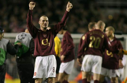 Fredrik Ljungberg, Arsenal, jubel