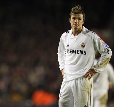 David Beckham, Real Madrid. Besviken, depp