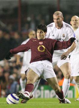 Cesc Fabregas, Arsenal och Zinedine Zidane, Real Madrid