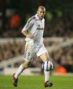 Fotboll, UEFA Champions League, Zinedine Zidane, Real Madrid