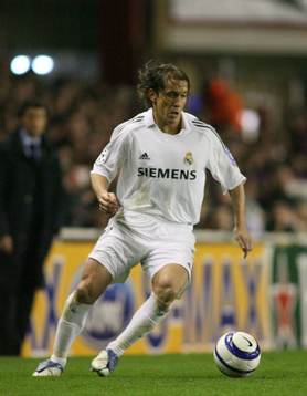 Fotboll, UEFA Champions League, Michel Salgado, Real Madrid