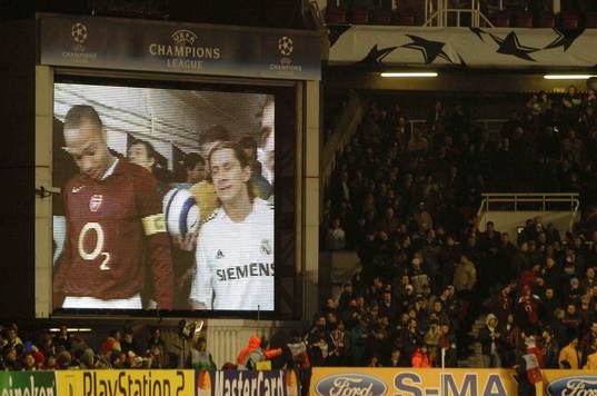 Fotboll, UEFA Champions League, Åttondelsfinal, Arsenal -
