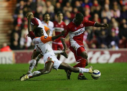 Aiyegbeni Yakubu, Middlesbrough och Samuel Osei Kuffour,