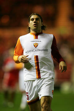 Fotboll, UEFA-Cupen, Leandro Damian Cufre, Roma