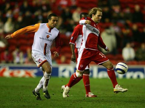 Houssine Kharja, Roma och Gaizka Mendieta, Middlesbrough