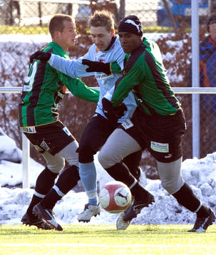 Marcus Pode hade svårt ta sig fram