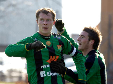 Fredrik Lundgren och Tomas Rosenkvist, jubel