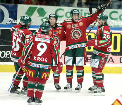 Frölunda, jubel