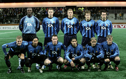 Djurgården.  Lagbild, startelva