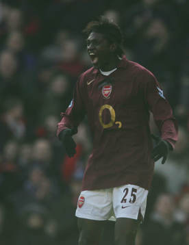 Emmanuel Adebayor, Arsenal (jubel)