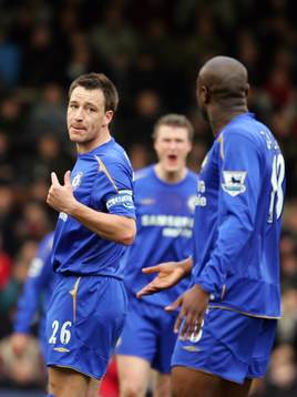 John Terry, William Gallas och Robert Huth, Chelsea