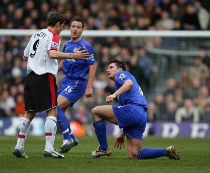 Frank Lampard, Chelsea och Michael Brown, Fulham