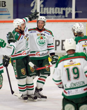 Peter Jönsson och Ola Persson, Rögle, jubel