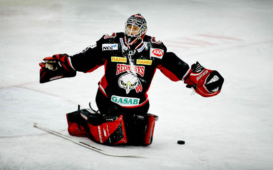 Corey Hirsch (målvakt) Malmö är uppgiven. Depp