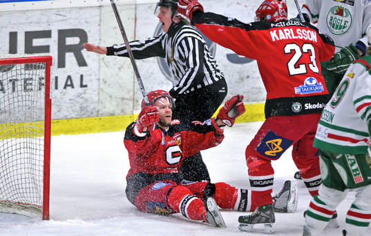 Robert Carlsson (sittande) och Gabriel Karlsson,