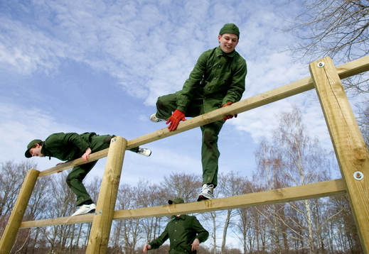 Fotboll, IFK Hässleholm, militär teambuilding istället