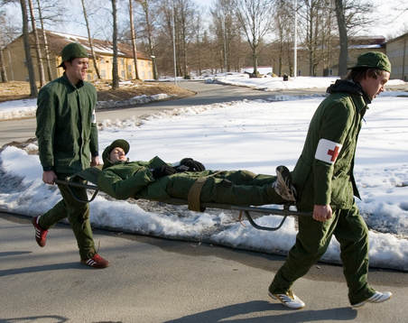 Fotboll, IFK Hässleholm, militär teambuilding istället