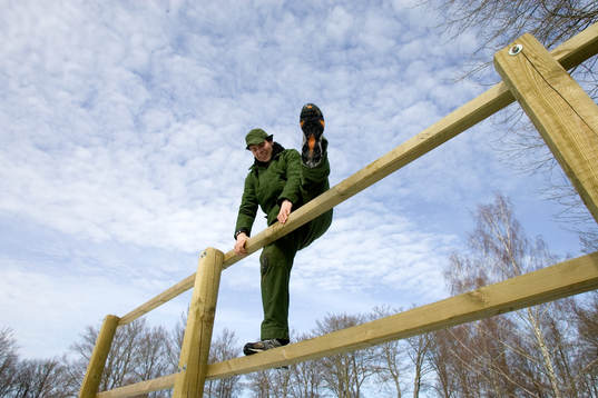 Fotboll, IFK Hässleholm, militär teambuilding istället