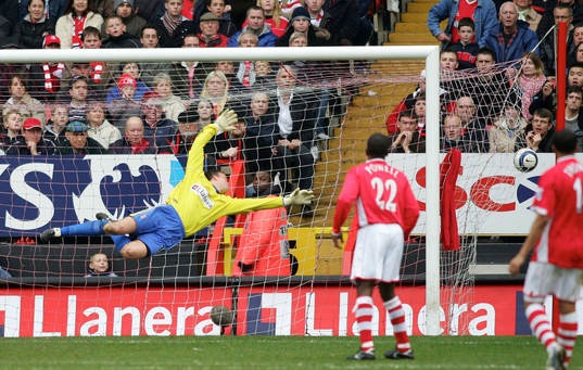 Scott Parker, Newcastle, gör mål