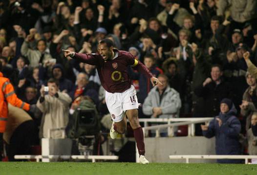 Thierry Henry, Arsenal (Jubel)