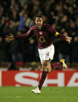 Thierry Henry, Arsenal (Jubel)