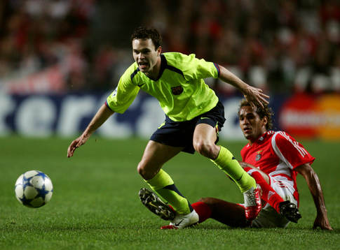 Andres Iniesta, Barcelona och Beto, Benfica