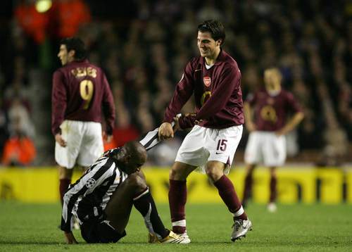 Cesc Fabregas, Arsenal och Patrick Vieira, Juventus