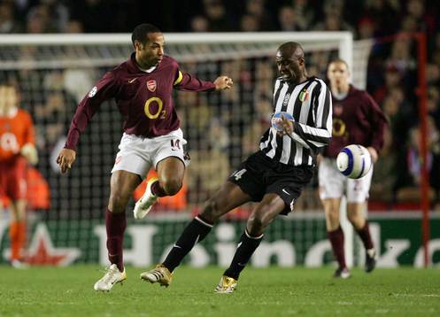 Thierry Henry, Arsenal och Patrick Vieira, Juventus