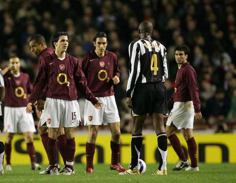 Cesc Fabregas, Robert Pires och Jose Reyes, Arsenal och