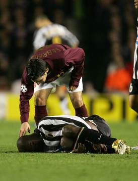 Cesc Fabregas, Arsenal och Patrick Vieira, Juventus
