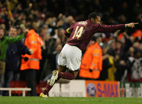 Thierry Henry, Arsenal (Jubel)