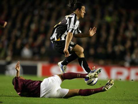 Gilberto, Arsenal och Mauro Camoranesi, Juventus
