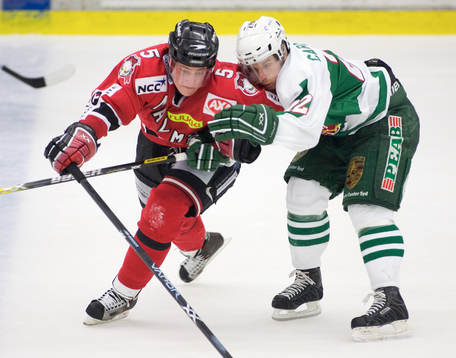 Johan Björk, Malmö och Mattias Carlsson, Rögle